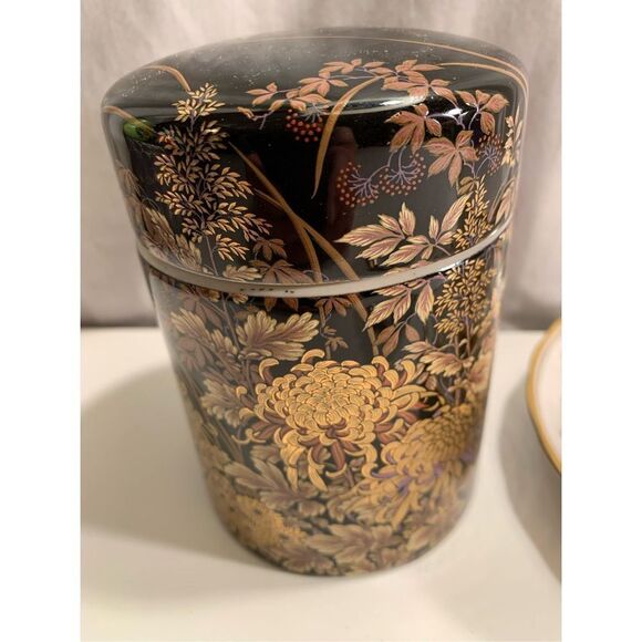 MCM Royal Chelsea Tea Set- ‘Almond Willow’ Gold Foil English Bone China +Xtras - Picture 5 of 7